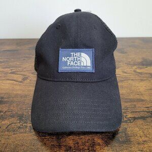 The North Face Black Mesh Snapback Trucker Hat Mens Womens Unisex Adjustable